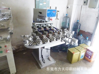 P4C印高尔夫球旋转移印机 专业定制，精准高效——东莞市力天印刷机械
